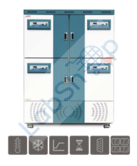 JSR JSMI-04T PROGRAMLANABİLİR ÇOK ODALI İNKÜBATÖR 125 L x 4 Bölme