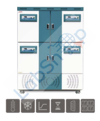JSR JSMI-04C PROGRAMLANABİLİR ÇOK ODALI İNKÜBATÖR 125 L x 4 Bölme