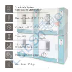 JSR JSSI-200C MASAÜSTÜ ÇALKALAMALI İNKÜBATÖR 198 L