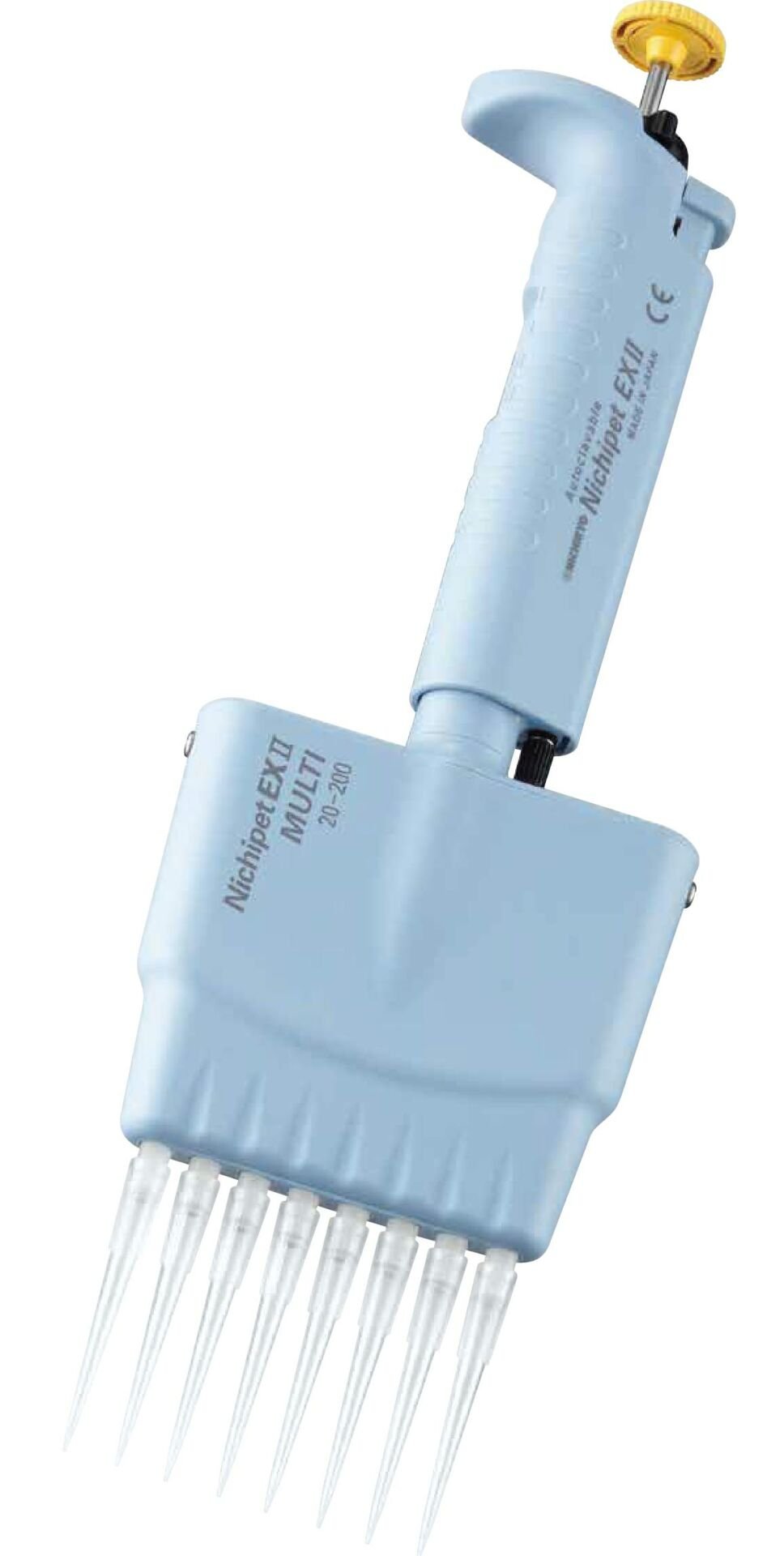Nichipet EXII MULTI | 8 Kanallı Otomatik Pipet | Otoklavlanabilir Çok Kanallı Pipet | Mikro pipet
