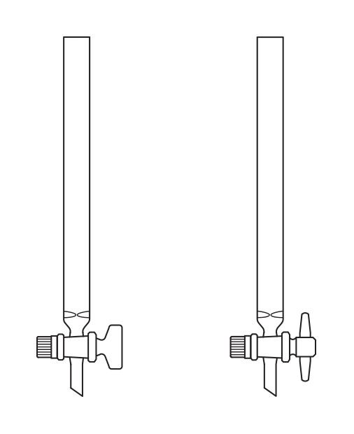 Şilifsiz, Filtreli*, PTFE musluklu