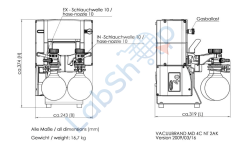 Vacuubrand MD 4C NT + 2AK