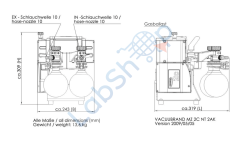 Vaccuubrand MZ 2C NT + AK + EK