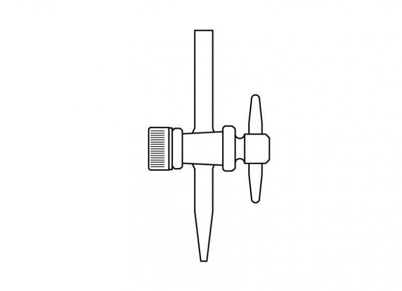Büret uç musluğu, PTFE