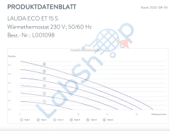 ET 15 S ECO Isıtmalı Sirkülasyon Banyosu