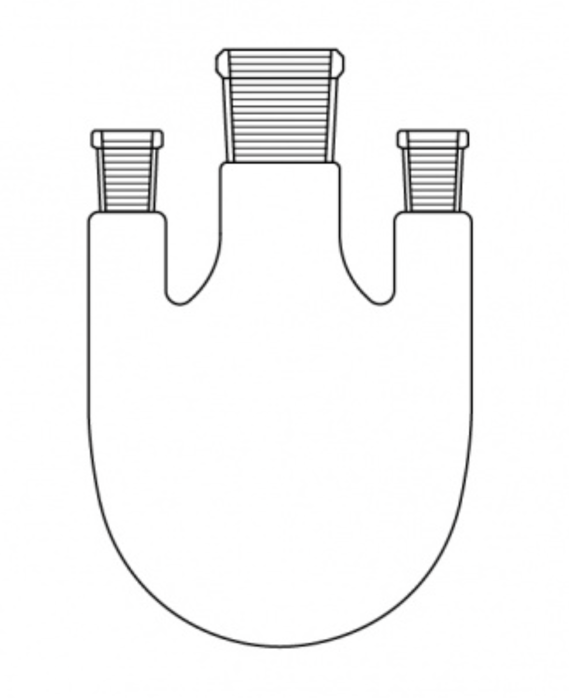 Balon, Üç boyunlu , (Dik Boyun) NS : 45/40