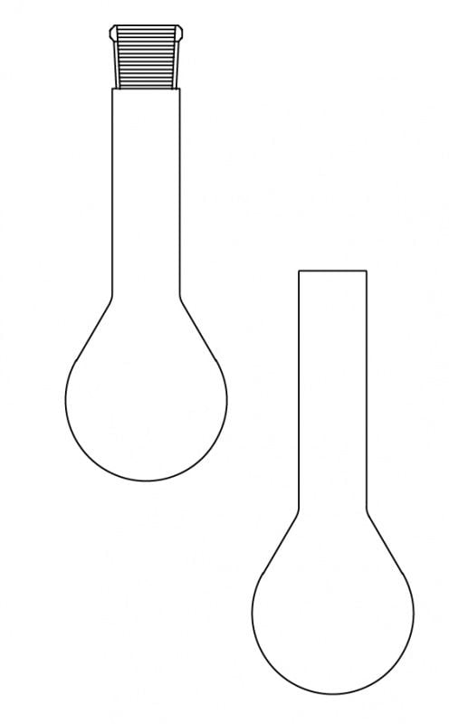 Kjeldahl balonu, Şilifli  NS :  29/32