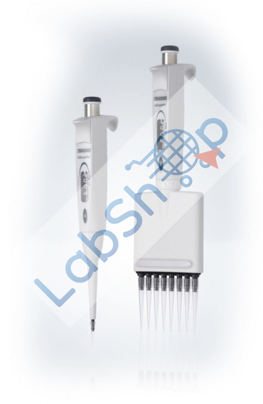 Hırschmann Labopette Manual Otomatik Pipet 500-5000 µl Tek Kanallı , Ayarlanabilir Hacim , Tam Otoklavlanabilir , Grup Sertifikalı