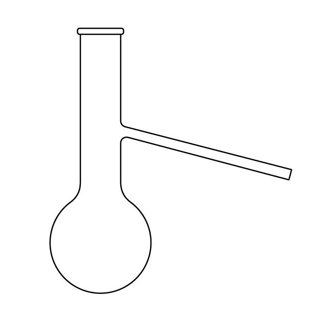 Distilasyon balonu , Şilifsiz