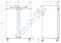 Memmert UN 750 Etüv, 749 Litre