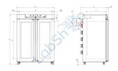 Memmert IPP1400ecoplus Peltier Soğutmalı İnkübatör, 1360 Lt