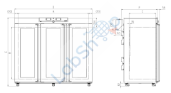 Memmert IPP2200eco Peltier Soğutmalı İnkübatör, 2140 Lt