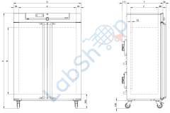 Memmert IPP750eco Peltier Soğutmalı İnkübatör, 749 Lt