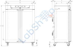 Memmert IPP750ecoplus Peltier Soğutmalı İnkübatör, 749 Lt