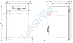 Memmert IPP260eco Peltier Soğutmalı İnkübatör, 256 Lt