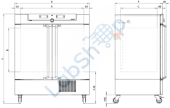 Memmert ICP450 Kompresör Soğutmalı İnkübatör, 449 Lt