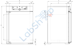 Memmert IN 260plus İnkübatör, 256 Litre