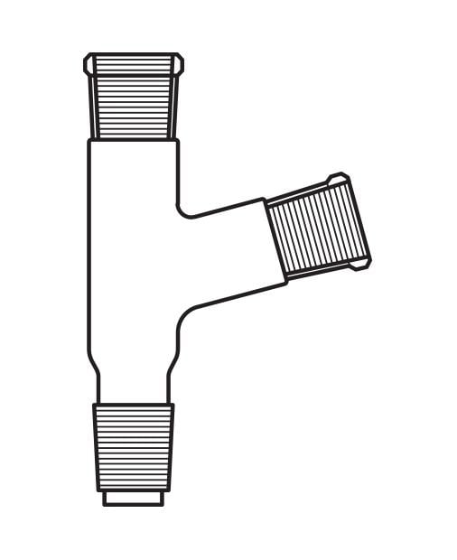 İki boyunlu açılı adaptör