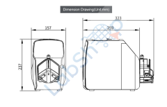 Innofluid Peristaltik Pompa LabF3-II